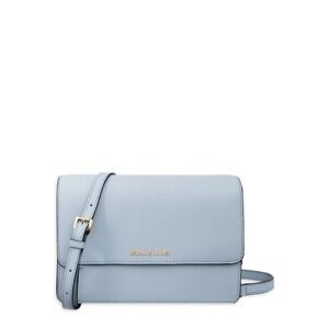 Michael Kors Women's Daniela Large Saffiano Leather Crossbody Bag - Pale Blue